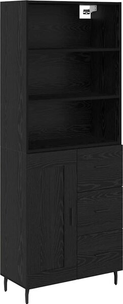 VidaXL Skříň highboard 69,5 x 34 x 180 cm kompozitní dřevo [3416141] Barva: Betonová šedá