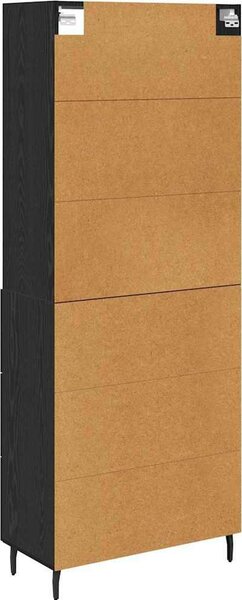 VidaXL Skříň highboard 69,5 x 34 x 180 cm kompozitní dřevo [3416141] Barva: Betonová šedá