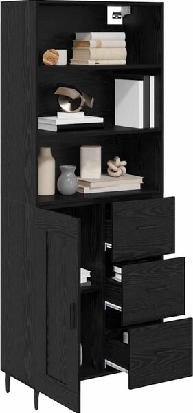 VidaXL Skříň highboard 69,5 x 34 x 180 cm kompozitní dřevo [3416141] Barva: Betonová šedá