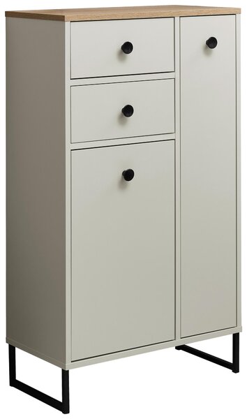 MIDI SKŘÍŇKA, barvy dubu, kašmírová, 60/106/32 cm Venda - Koupelnové série