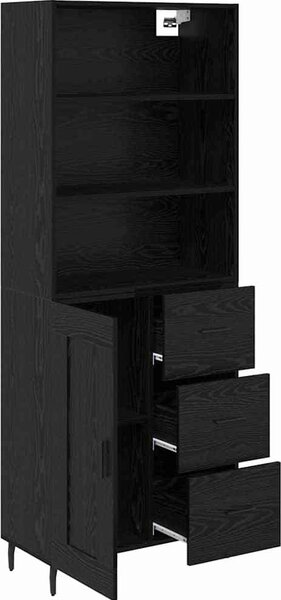 VidaXL Skříň highboard 69,5 x 34 x 180 cm kompozitní dřevo [3416141] Barva: Betonová šedá