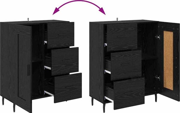 VidaXL Skříň highboard 69,5 x 34 x 180 cm kompozitní dřevo [3416141] Barva: Betonová šedá