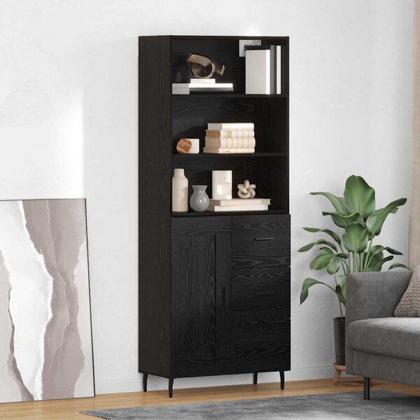 VidaXL Skříň highboard 69,5 x 34 x 180 cm kompozitní dřevo [3416141] Barva: Betonová šedá