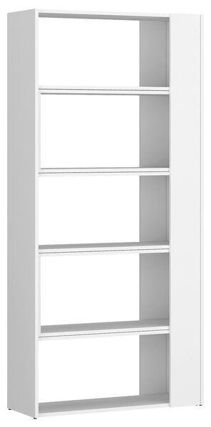 REGÁL, bílá, 82-146/180/35 cm Modern Living - Knihovny