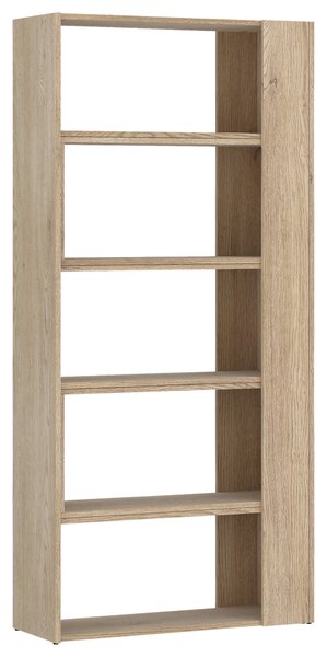 REGÁL, barvy dubu, 82-146/180/35 cm Modern Living - Knihovny