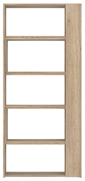 REGÁL, barvy dubu, 82-146/180/35 cm Modern Living - Knihovny