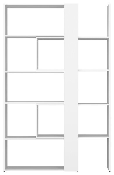 REGÁL, bílá, 82-146/180/35 cm Modern Living - Knihovny