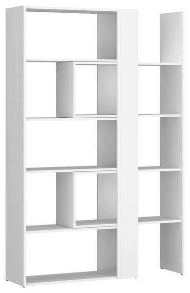 REGÁL, bílá, 82-146/180/35 cm Modern Living - Knihovny