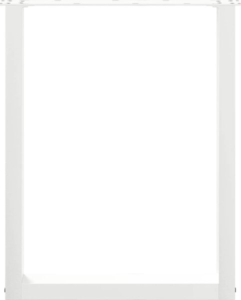 VidaXL Nohy k jídelnímu stolu ve tvaru U, 2 ks, ocel, 60 x (72-73) cm, ocel [4013180] Barva: Černá