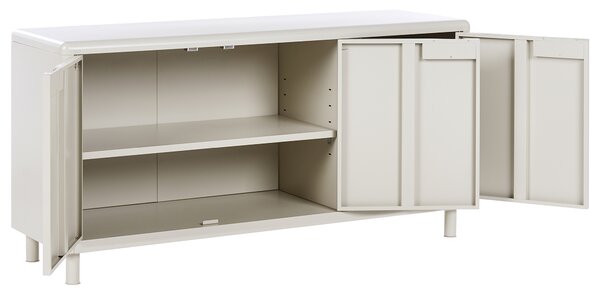 Komoda se 3 dvířky KORVO Světle béžová