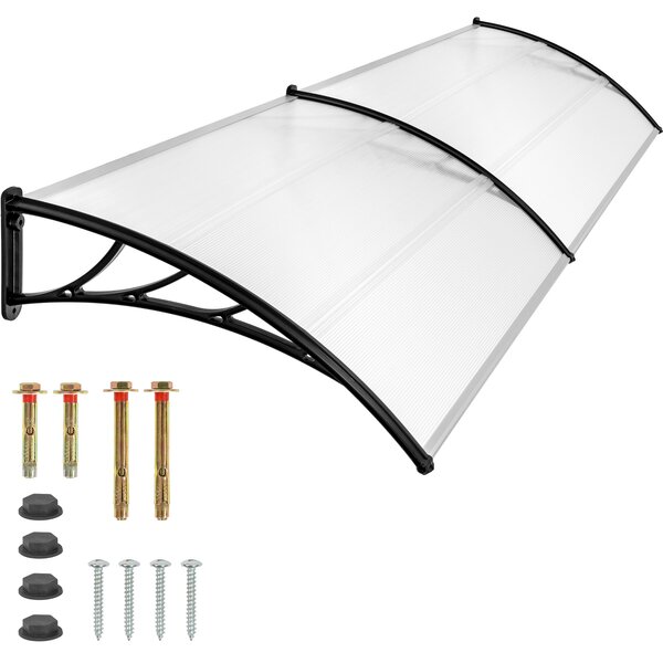 Tectake Vchodová stříška oblouková - 200 cm