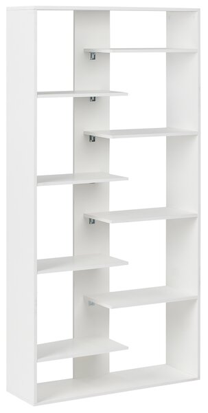 Knihovna s 8 policemi FONTAS 180 cm Bílá