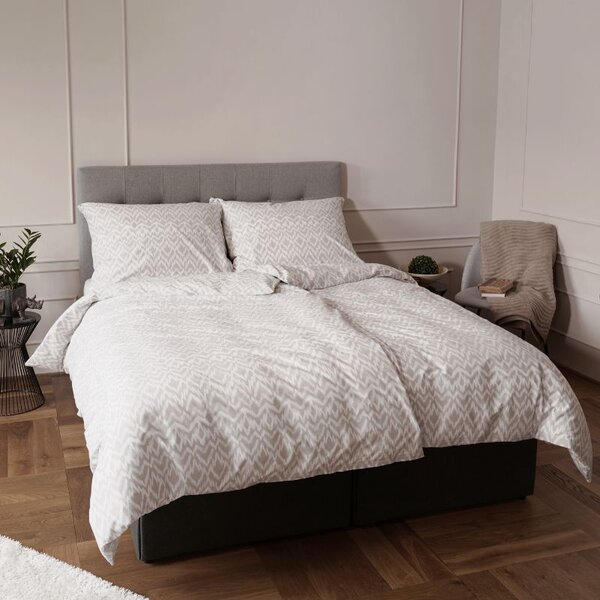 Povlečení KLASIK DESIGN mocca - ethno béžovobílá 140 x 200/70 x 90 cm