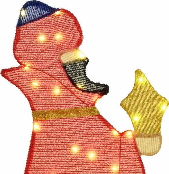 VidaXL 3 králové vánoční osvětlení 3 ks LED Teplá bílá 105 cm [4019490]