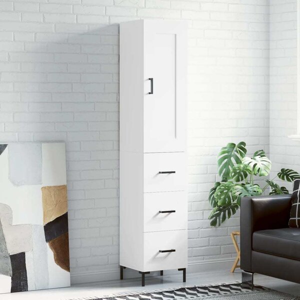 VidaXL Skříň highboard 34,5 x 34 x 180 cm kompozitní dřevo [3416061] Barva: dub sonoma