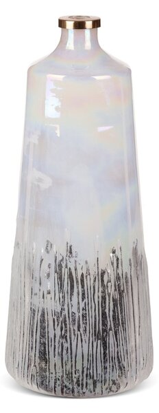 DEKORAČNÍ SKLENĚNÁ VÁZA ADEN (02) (FI) 19X43 CM VÍCEBAREVNÁ