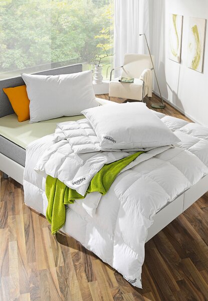 CELOROČNÍ PŘIKRÝVKA, 140/200 cm, peří, prachové peří Sleeptex - Přikrývky