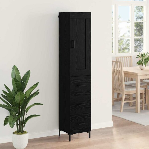 VidaXL Skříň highboard 34,5 x 34 x 180 cm kompozitní dřevo [3416061] Barva: dub sonoma