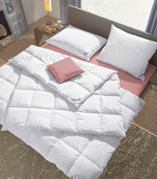CELOROČNÍ PŘIKRÝVKA, 140/200 cm, peří, prachové peří Sleeptex - Přikrývky
