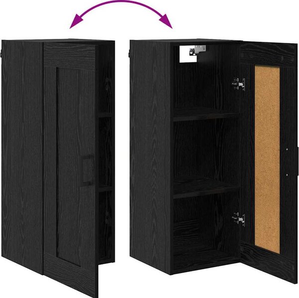 VidaXL Skříň highboard 34,5 x 34 x 180 cm kompozitní dřevo [3416061] Barva: dub sonoma