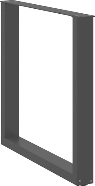 VidaXL Nohy k jídelnímu stolu ve tvaru U, 2 ks, ocel, 80 x (72-73) cm, ocel [4013190] Barva: Černá