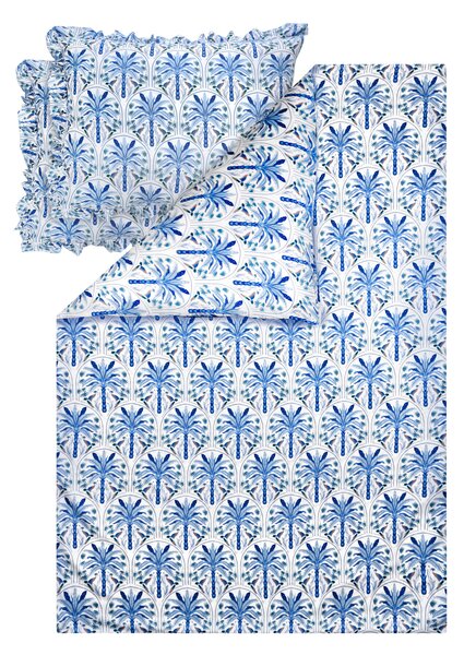 Livarno® Ložní povlečení z mikrovláknitého saténu, 200 x 220 cm, 70 x 90 cm (modrá) (100408549003)