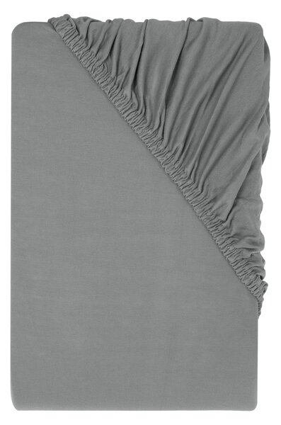 Livarno® Žerzejové napínací prostěradlo, 140–160 x 200 cm (šedá) (100407793002)