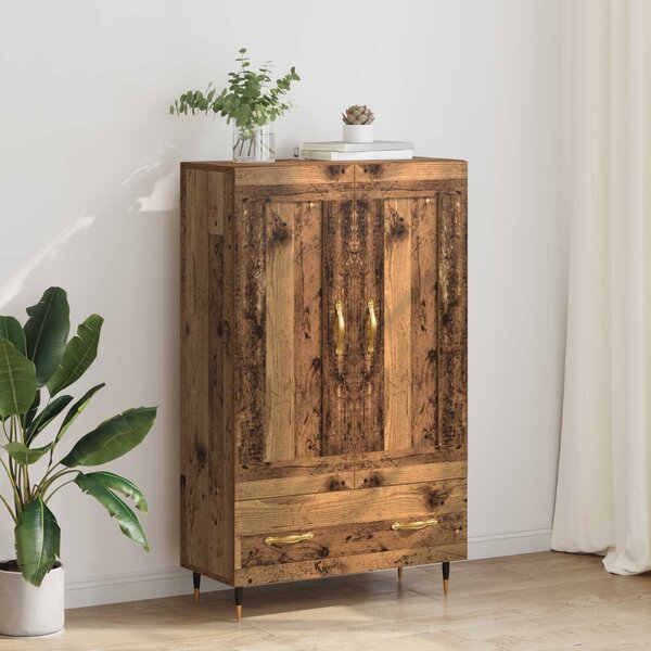VidaXL Skříň highboard 69,5 x 31 x 115 cm kompozitní dřevo [882552] Barva: kouřový dub