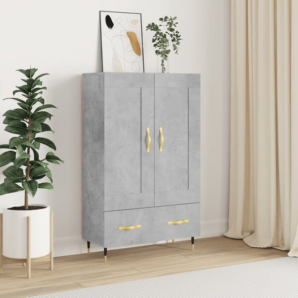 VidaXL Skříň highboard 69,5 x 31 x 115 cm kompozitní dřevo [882552] Barva: kouřový dub