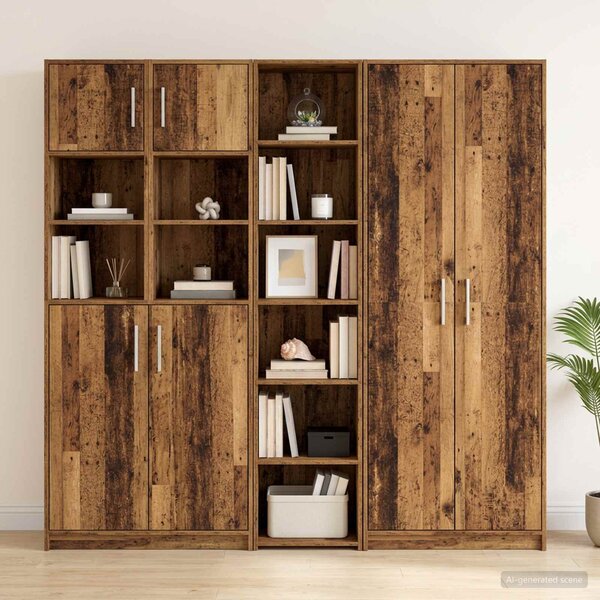 VidaXL Skříň highboard 40 x 41 x 185 cm kompozitní dřevo [3446623] Barva: Bílá
