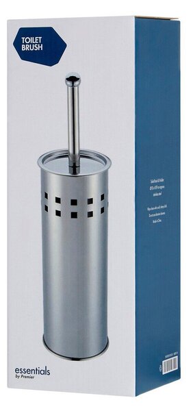 WC štětka z nerezové oceli v matně stříbrné barvě Indy – Premier Housewares