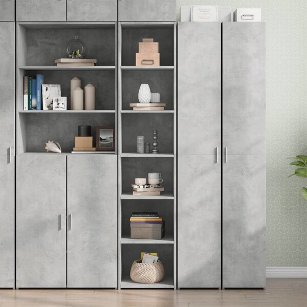 VidaXL Skříň highboard 40 x 41 x 185 cm kompozitní dřevo [3446623] Barva: Bílá