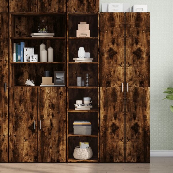 VidaXL Skříň highboard 40 x 41 x 185 cm kompozitní dřevo [3446623] Barva: Bílá