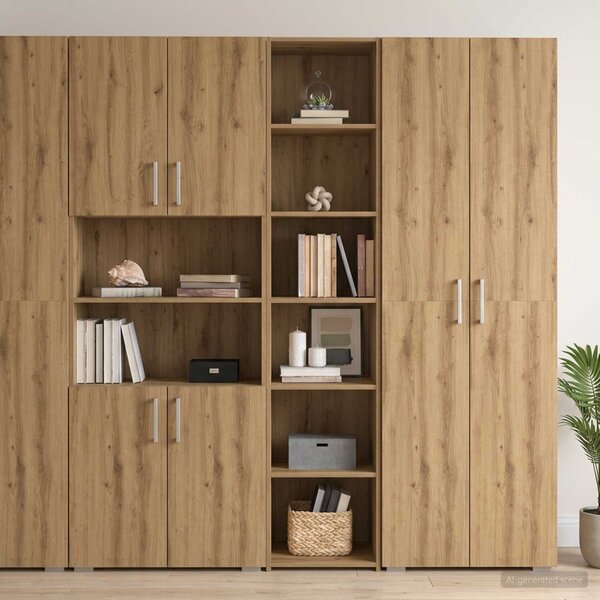 VidaXL Skříň highboard 40 x 41 x 185 cm kompozitní dřevo [3446623] Barva: Bílá