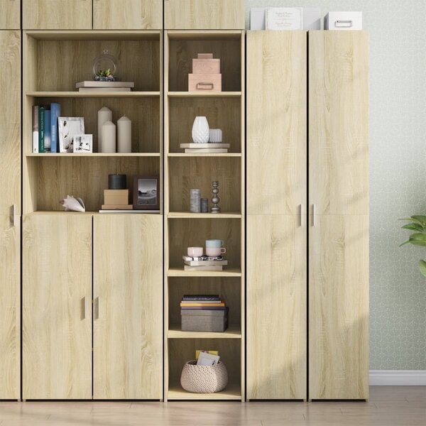 VidaXL Skříň highboard 40 x 41 x 185 cm kompozitní dřevo [3446623] Barva: Bílá