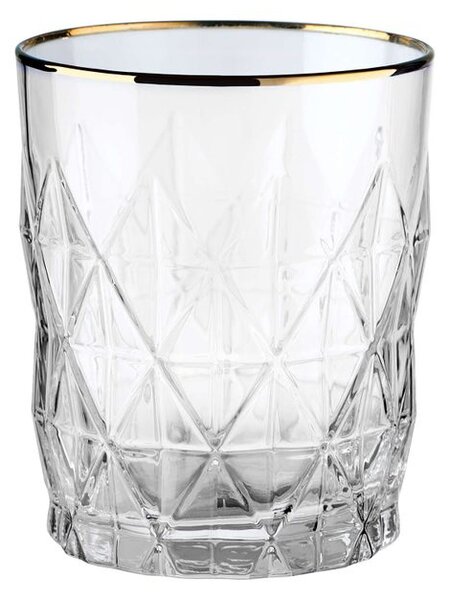 UPSCALE Sada sklenic na vodu 345 ml 6 ks - zlatá
