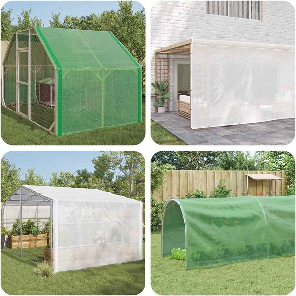 VidaXL Krycí plachta 2 x 20 m 260 g/m² [42039269] Barva: Bílá