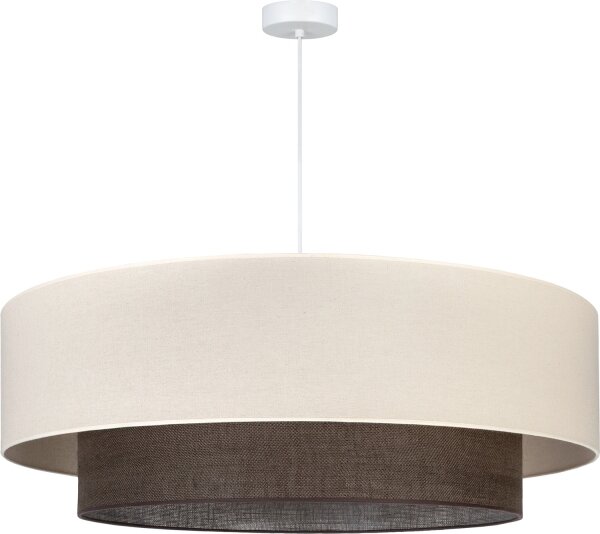 Brilagi - LED Lustr na lanku BOHO STYLE 3xE27/15W/230V pr. 80 cm krémová/hnědá