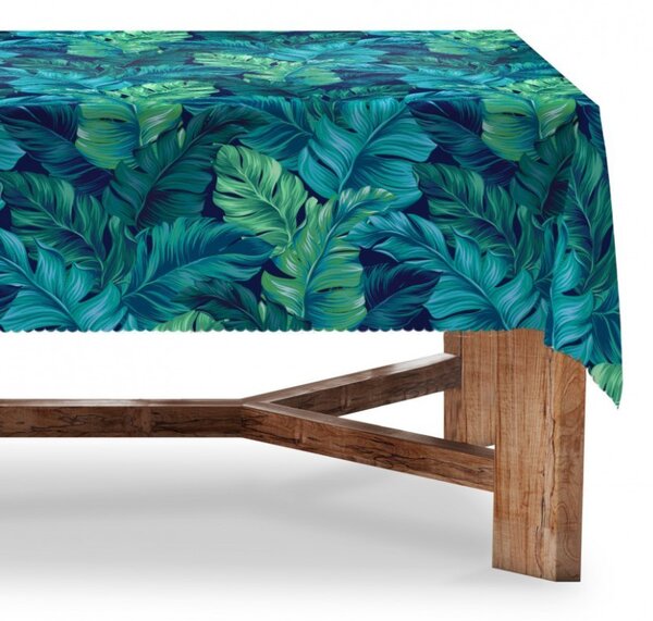 Ubrus zahradní voděodolný MIGD219 lístí Barva Zelená Rozměry 90x90 cm