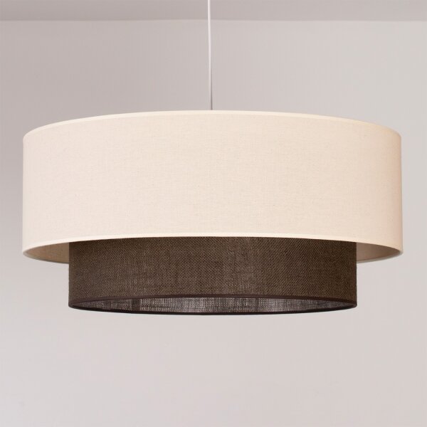 Brilagi - LED Lustr na lanku BOHO STYLE 3xE27/15W/230V pr. 60 cm krémová/hnědá