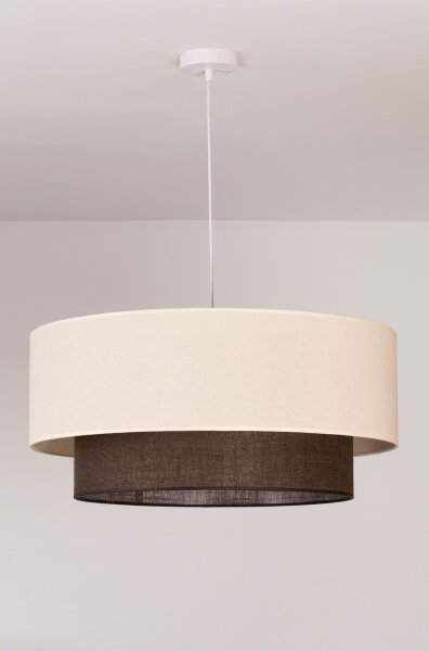 Brilagi - LED Lustr na lanku BOHO STYLE 3xE27/15W/230V pr. 60 cm krémová/hnědá