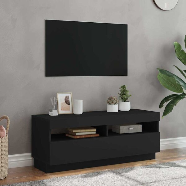 VidaXL TV skříňka s LED 100 x 35 x 40 cm kompozitní dřevo [862565] Barva: dub artisan