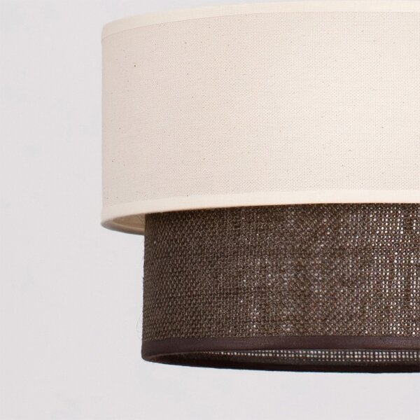 Brilagi - LED Lustr na lanku BOHO STYLE 1xE27/15W/230V pr. 25 cm krémová/hnědá