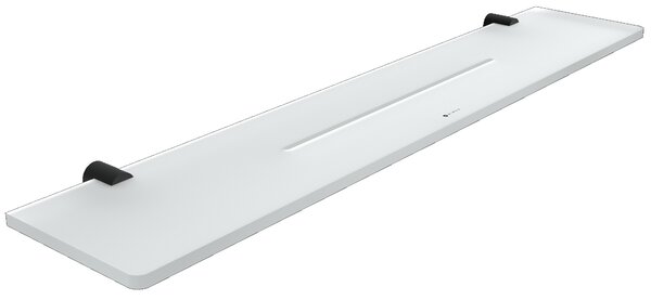 Nimco Bormo černá police do koupelny s ohrádkou, chrom, 60 cm BRC X460-X-90