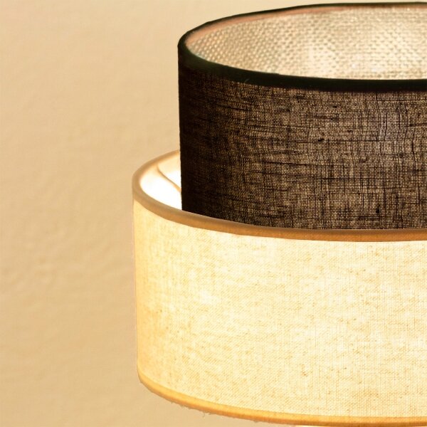 Brilagi - LED Stolní lampa BOHO STYLE 1xE27/15W/230V krémová/hnědá