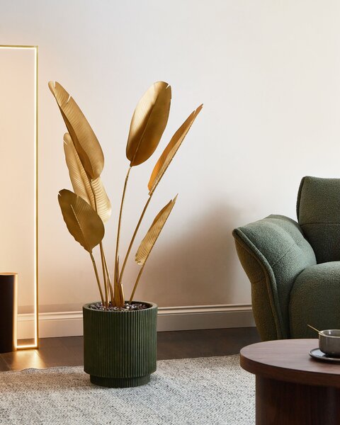 Umělá rostlina BANANA TREE 123 cm Zlatá