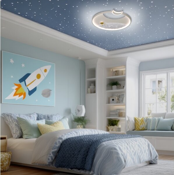 Brilagi - LED Stmív. stropní svítidlo ASTRO LED/20W/230V 3000-6000K astronaut+DO