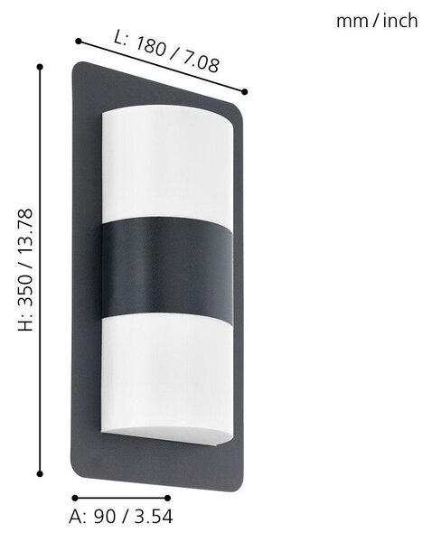 EG 98086 Venkovní nástěnné svítidlo CISTIERNA 98086 - EGLO