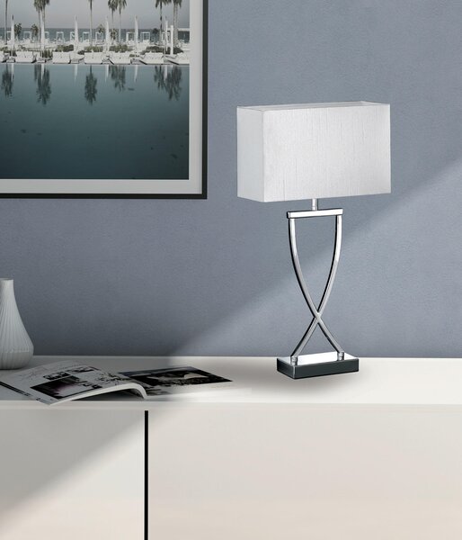 STOLNÍ LAMPA, E27, 27/12/51 cm Fischer & Honsel - Stolní lampy
