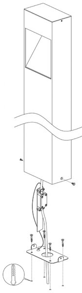 EG 98096 Venkovní svítidlo se soklem MANFRIA 98096 - EGLO